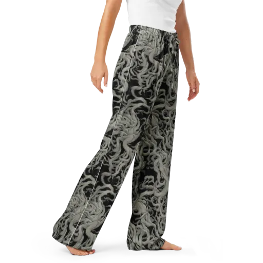 Ashen Current on a Women's Pajama Pants