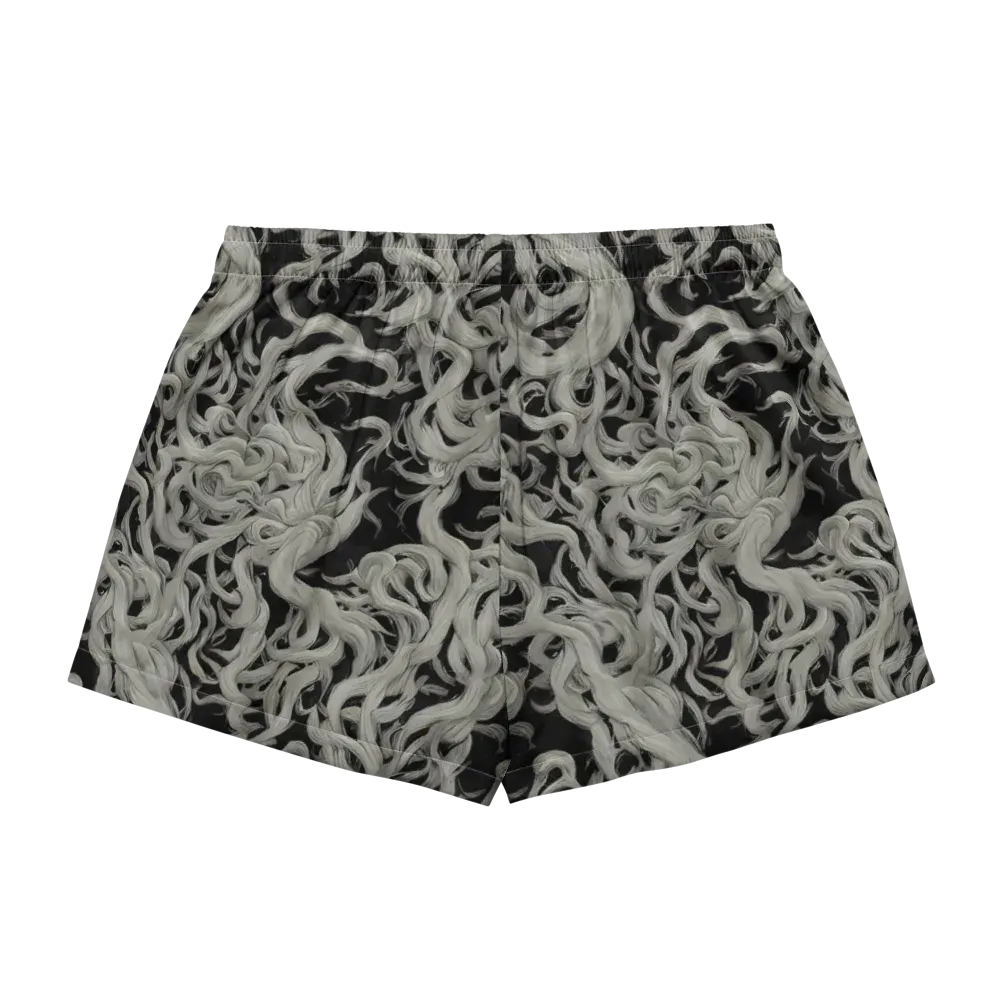 Ashen Current on Women's Pajama Shorts — Back