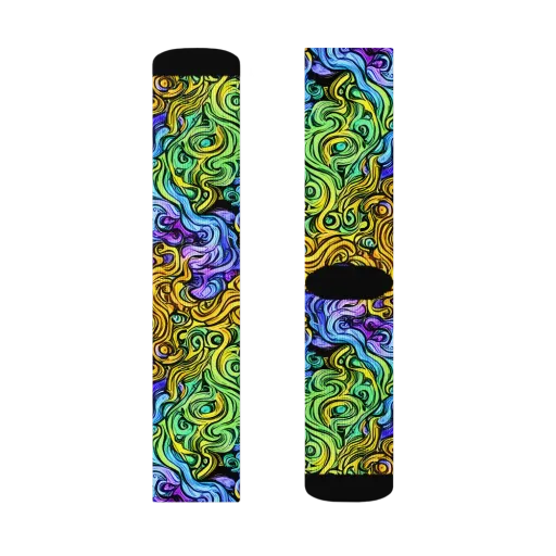 Electric Whorl on a Socks