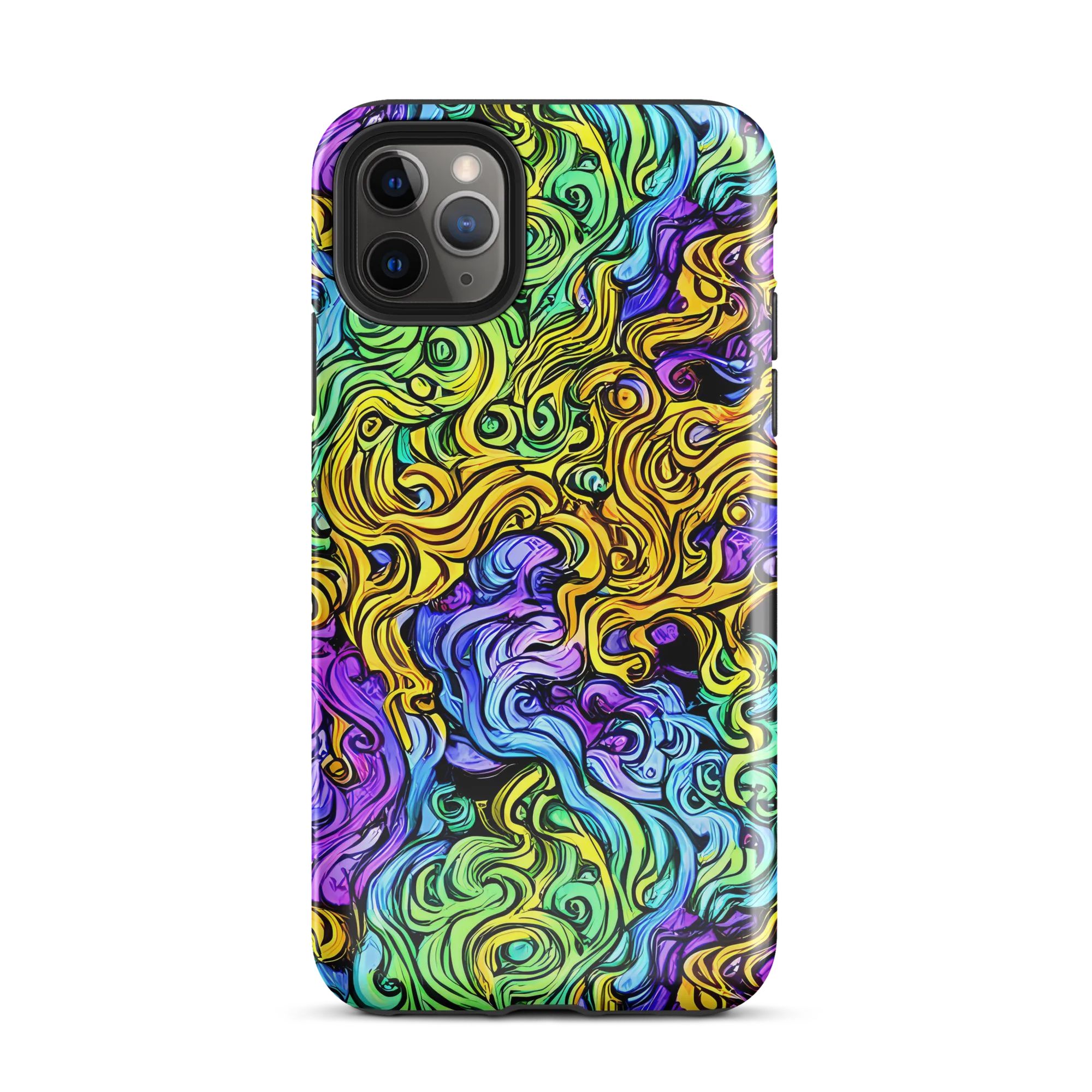 Electric Whorl on Tough Case for iPhone® — Front
