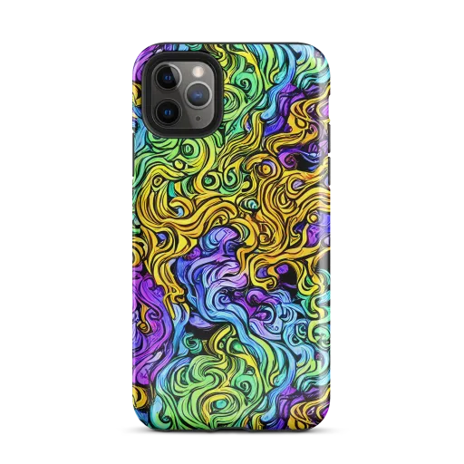 Electric Whorl on a Tough Case for iPhone®