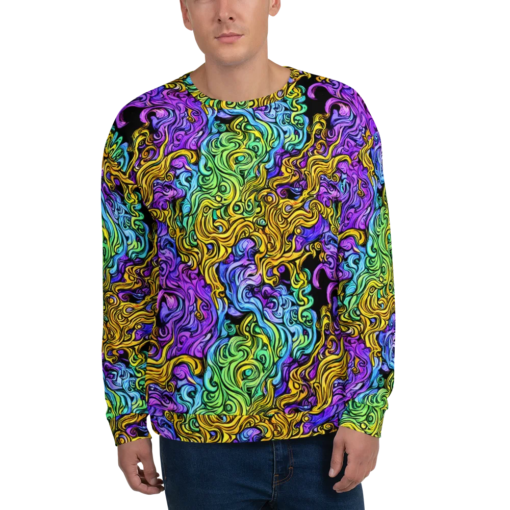 Electric Whorl on Sweatshirt — Front
