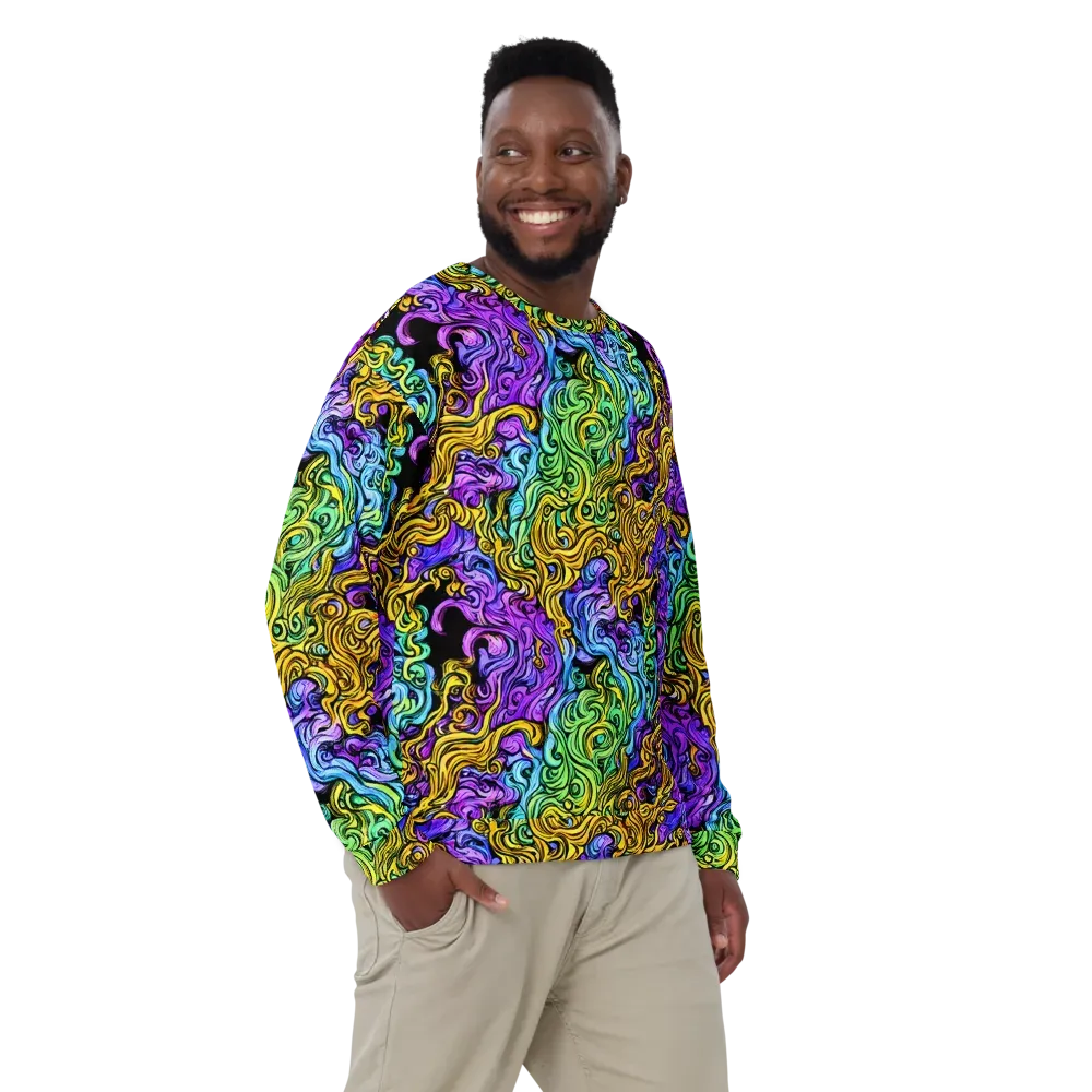 Electric Whorl on Sweatshirt — Front