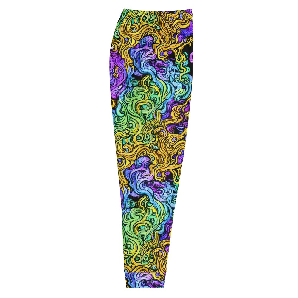 Electric Whorl on Men's Joggers — Right
