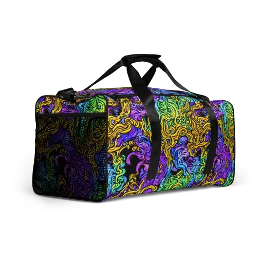 Electric Whorl on a Duffle Bag