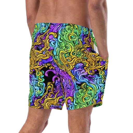 Electric Whorl on a Swim Trunks