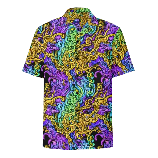 Electric Whorl on a Button Shirt