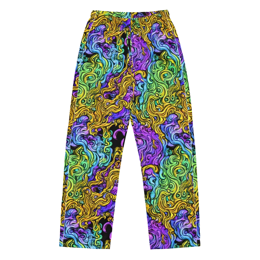 Electric Whorl on Women's Pajama Pants — Front