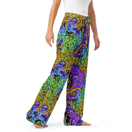 Electric Whorl on a Women's Pajama Pants