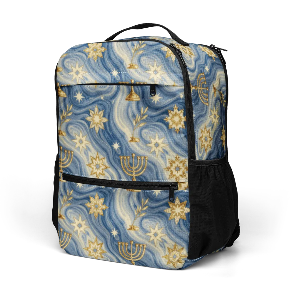 Sapphire Sabbath on Utility Backpack — Left Front