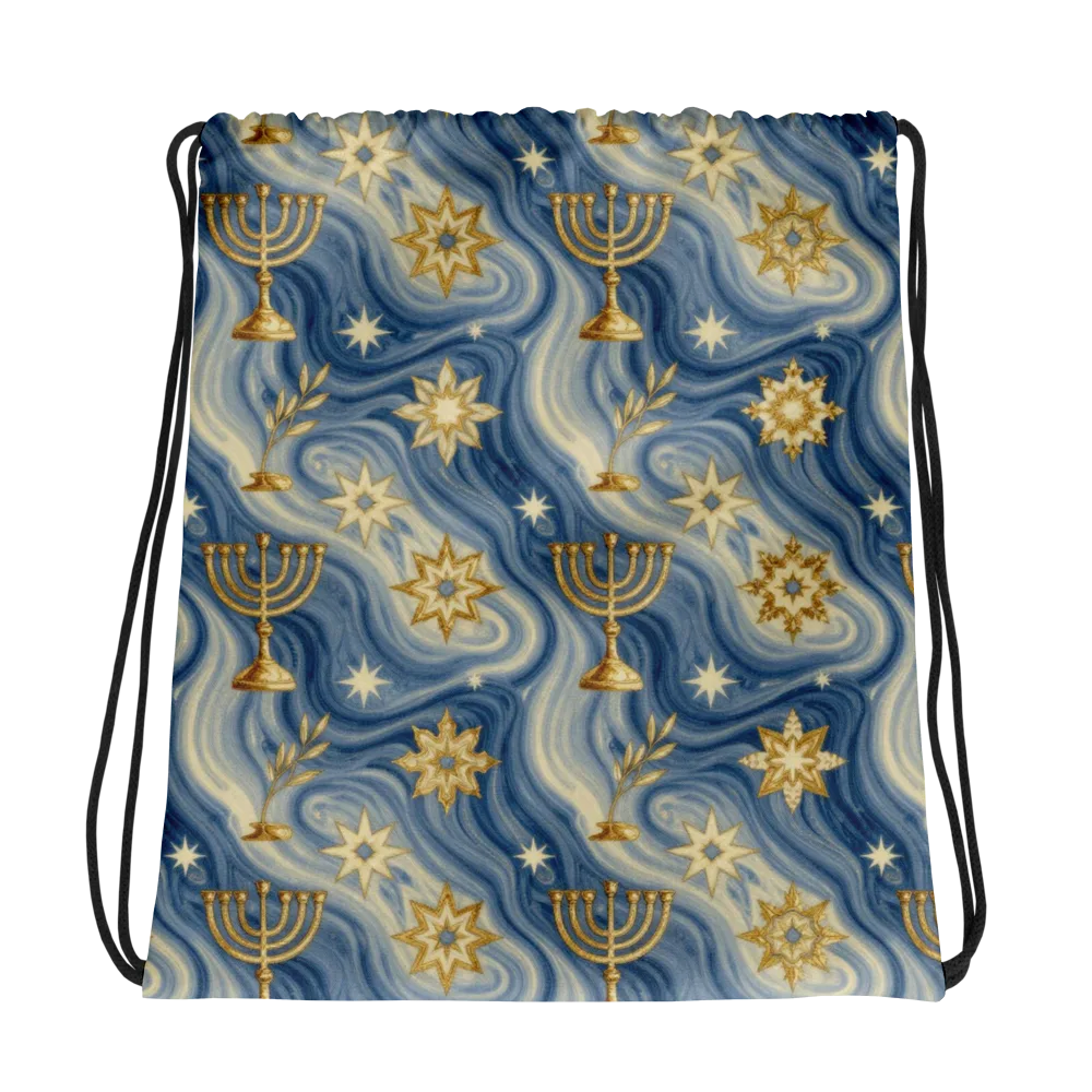Sapphire Sabbath on Drawstring Bag — Photo