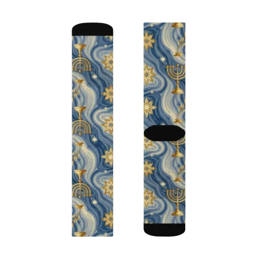 Sapphire Sabbath on a Socks