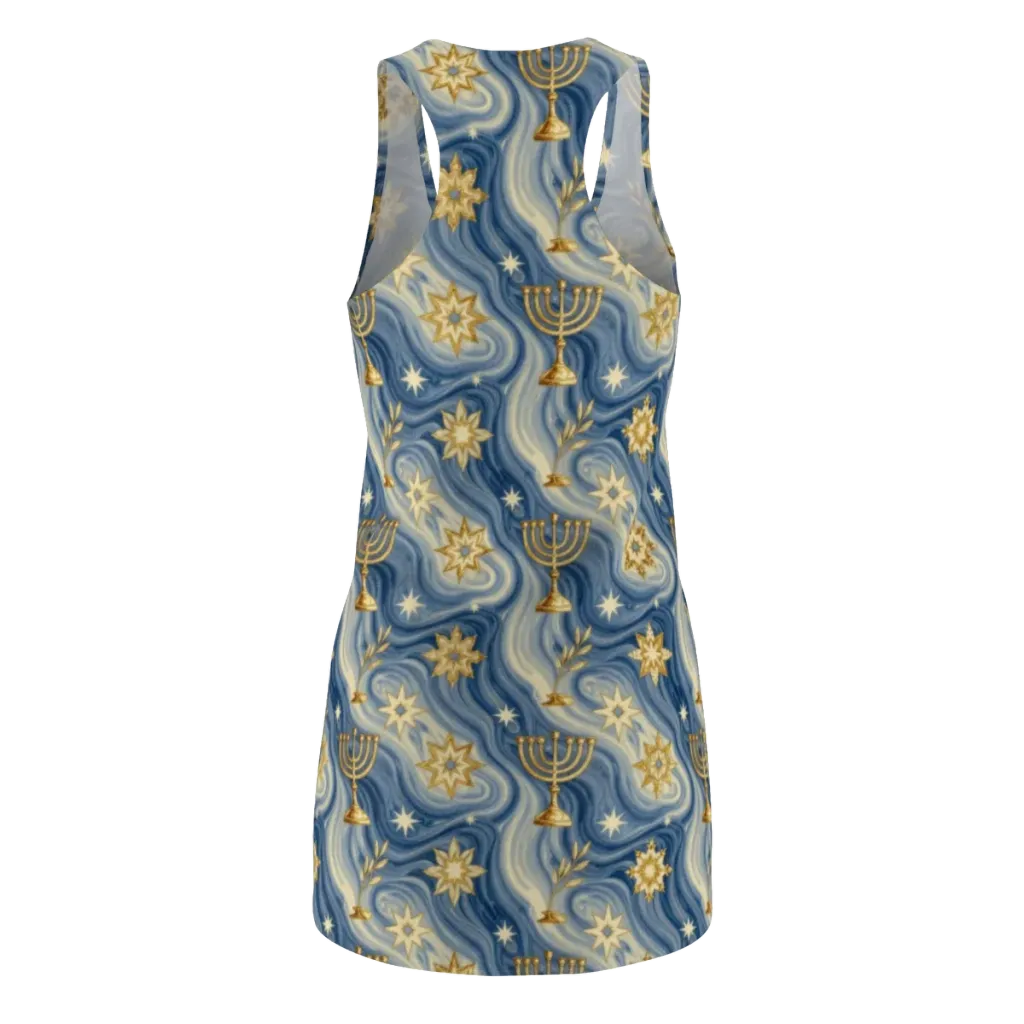 Sapphire Sabbath on Racerback Dress — Back