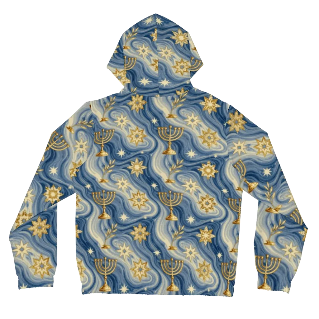 Sapphire Sabbath on Women's Full-Zip Hoodie — Back