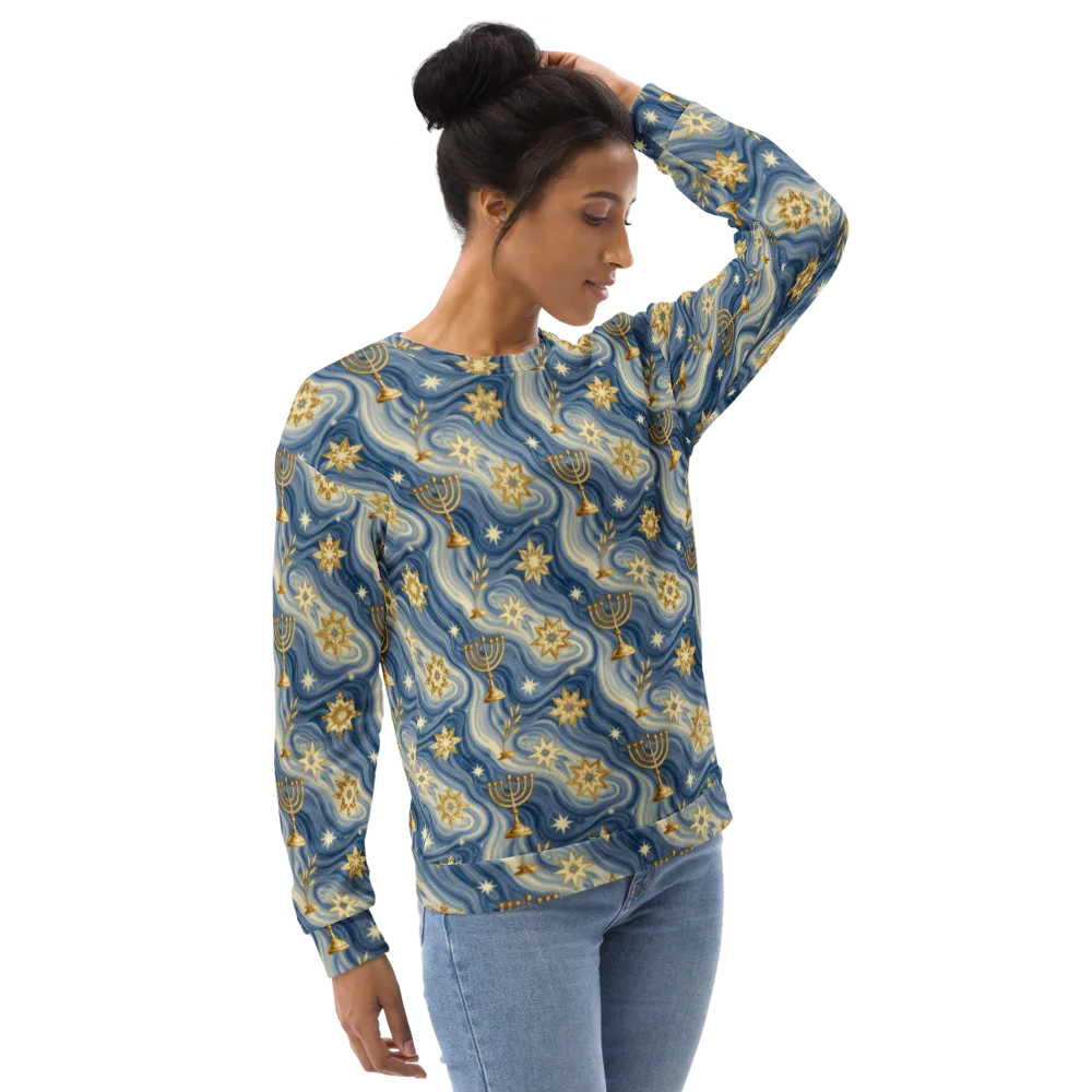 Sapphire Sabbath on Sweatshirt — Right Front