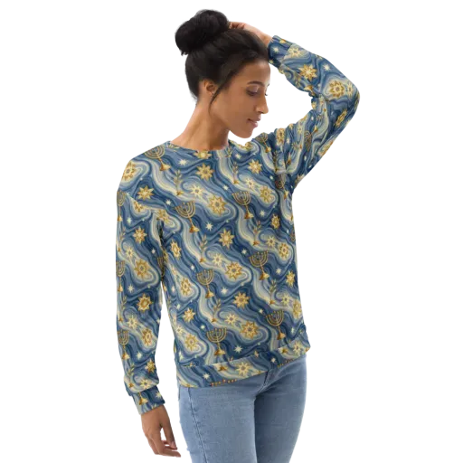 Sapphire Sabbath on a Sweatshirt