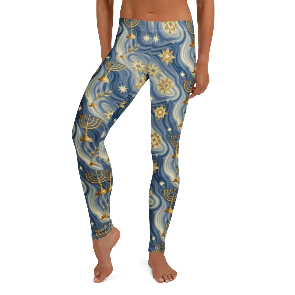 Sapphire Sabbath on Leggings — Front