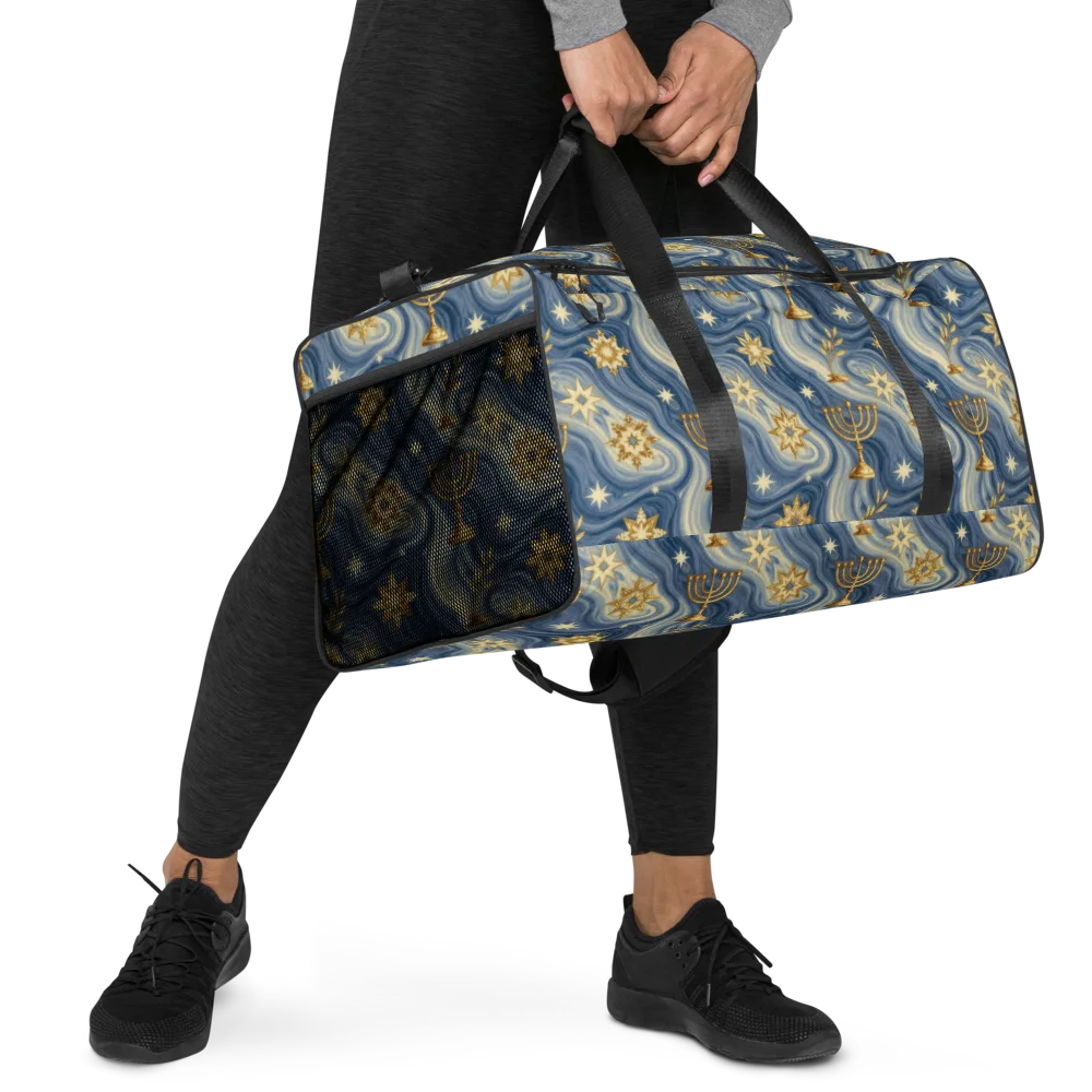 Sapphire Sabbath on Duffle Bag — Right Front