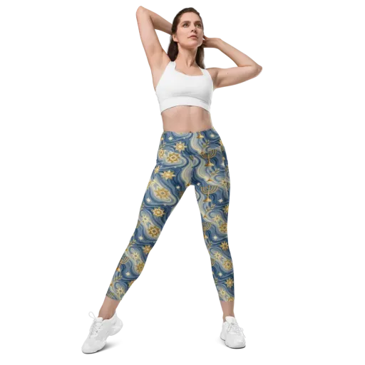 Sapphire Sabbath on a Leggings with Pockets