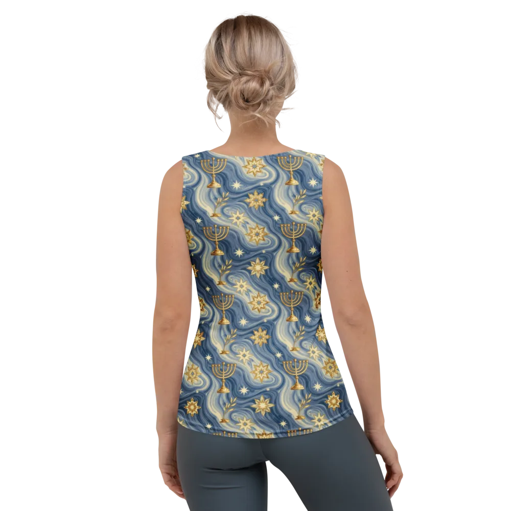 Sapphire Sabbath on Women's Tank Top — Back