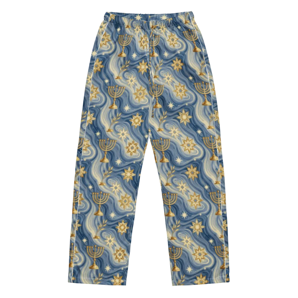 Sapphire Sabbath on Women's Pajama Pants — Front