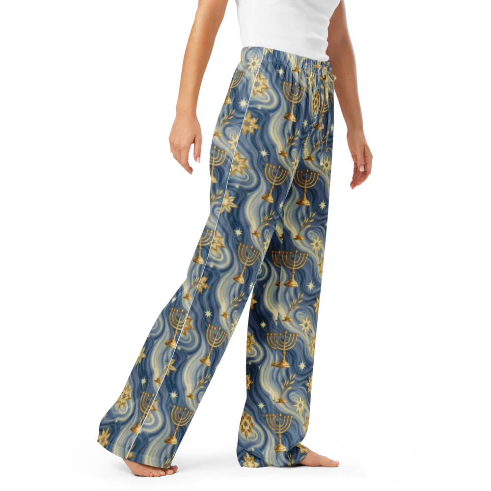 Sapphire Sabbath on Women's Pajama Pants — Right Front