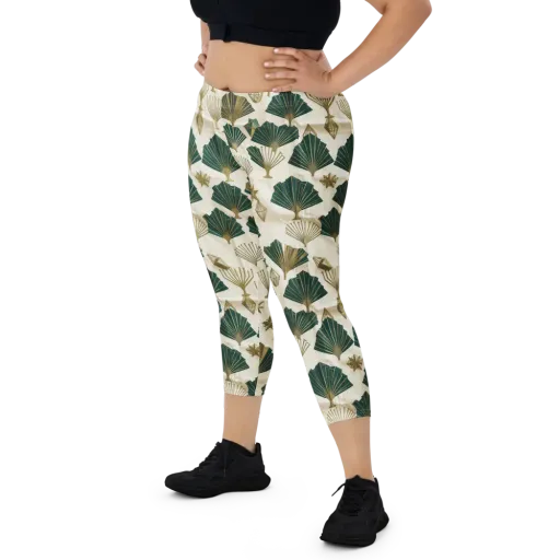 Deco Palmistry on a Capri Leggings