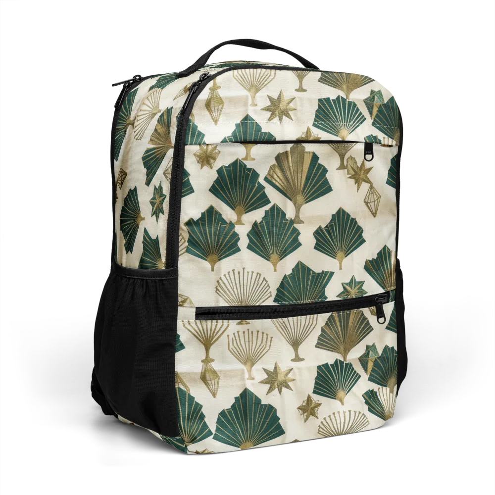 Deco Palmistry on Utility Backpack — Right Front