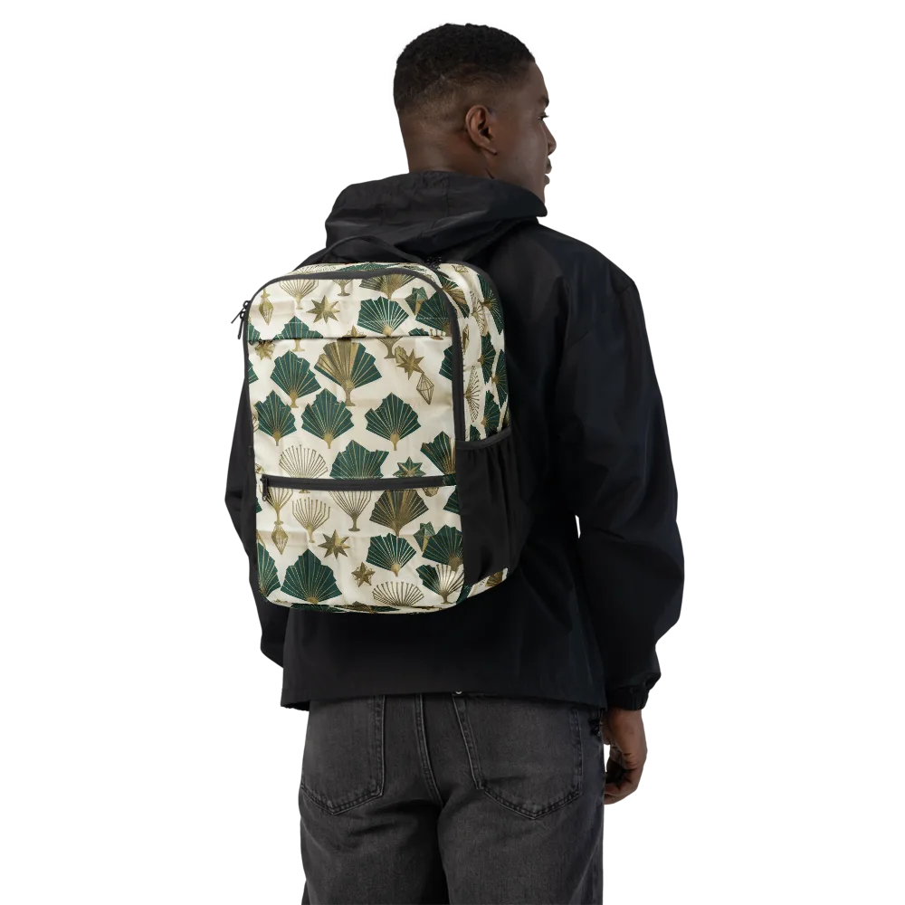 Deco Palmistry on Utility Backpack — Back