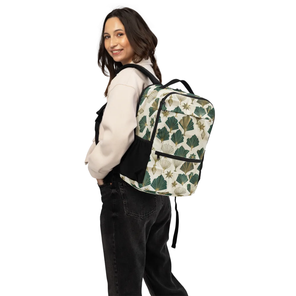 Deco Palmistry on Utility Backpack — Back