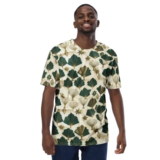 Deco Palmistry on a Men's Crew Neck T-Shirt