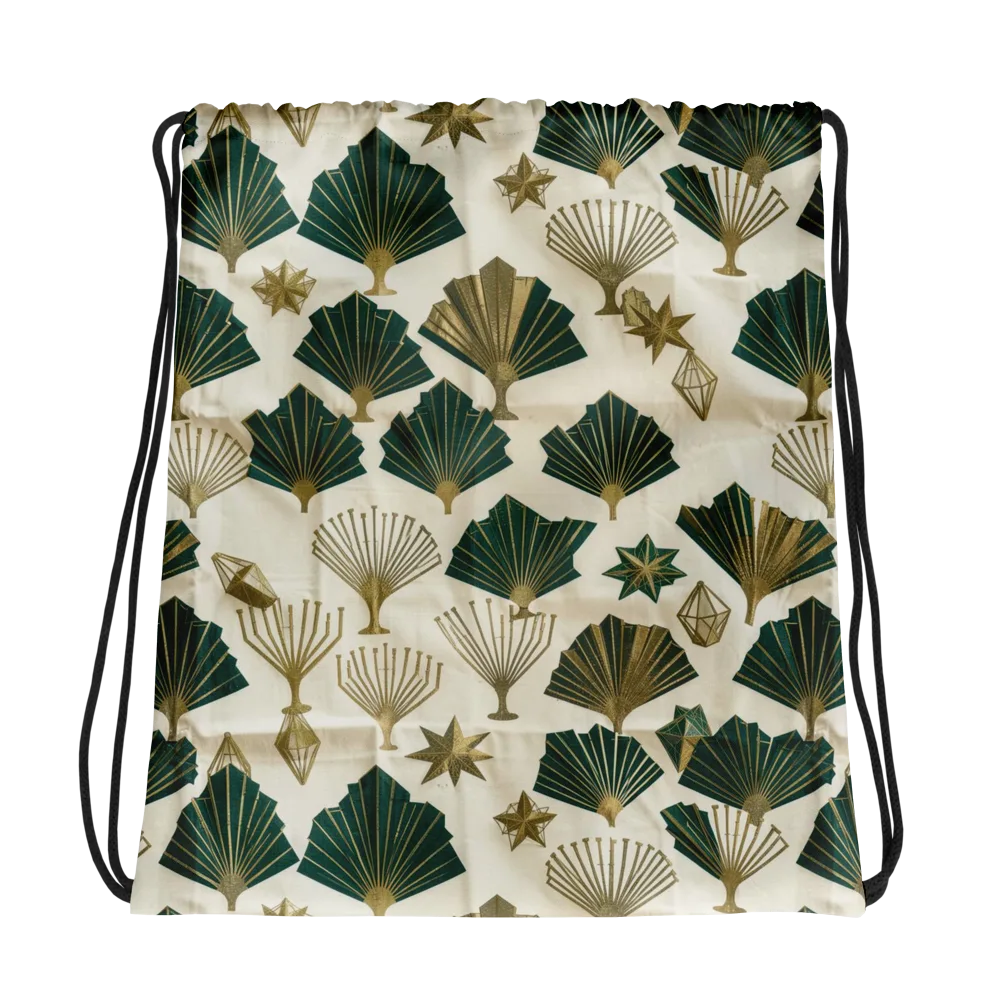Deco Palmistry on Drawstring Bag — Photo