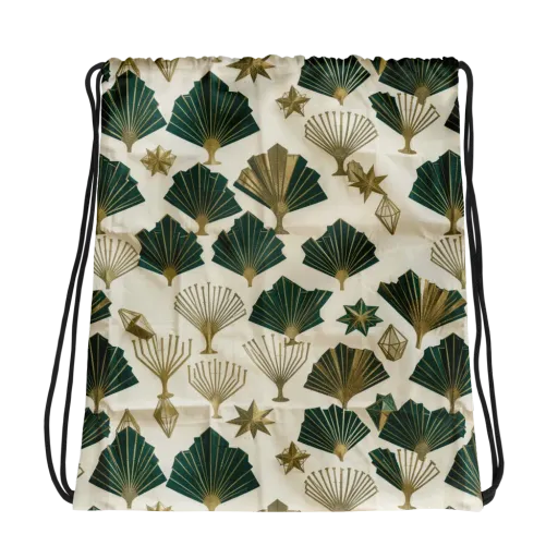 Deco Palmistry on a Drawstring Bag