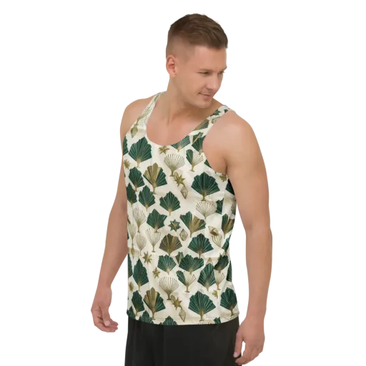 Deco Palmistry on a Men's Tank Top
