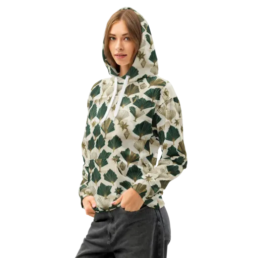 Deco Palmistry on a Cotton Hoodie