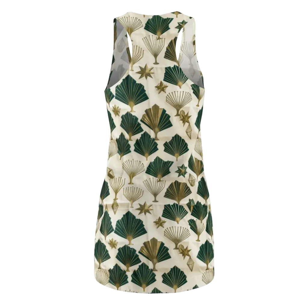 Deco Palmistry on Racerback Dress — Back
