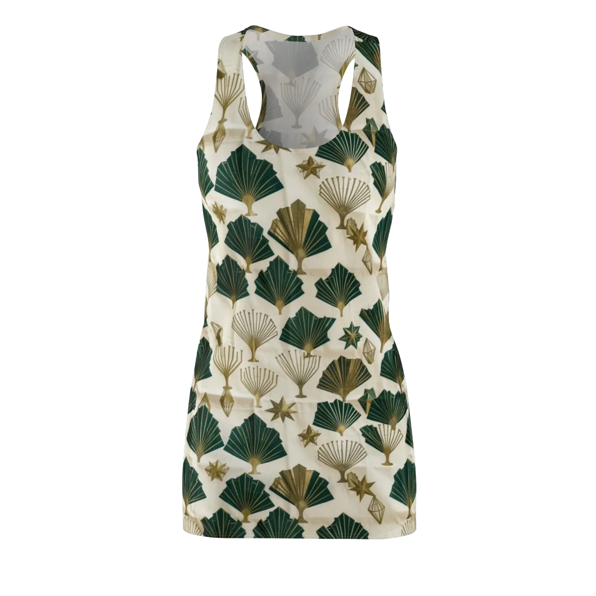 Deco Palmistry on Racerback Dress — Front