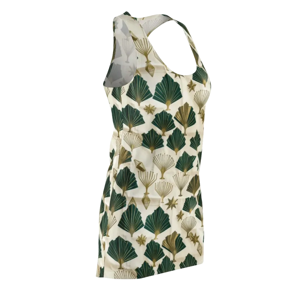 Deco Palmistry on Racerback Dress — Front Side