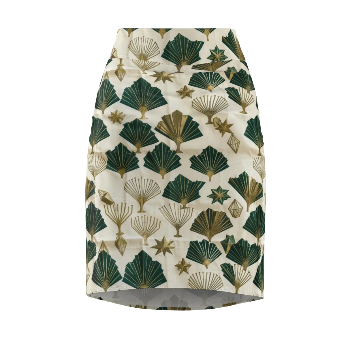 Deco Palmistry on Pencil Skirt — Front