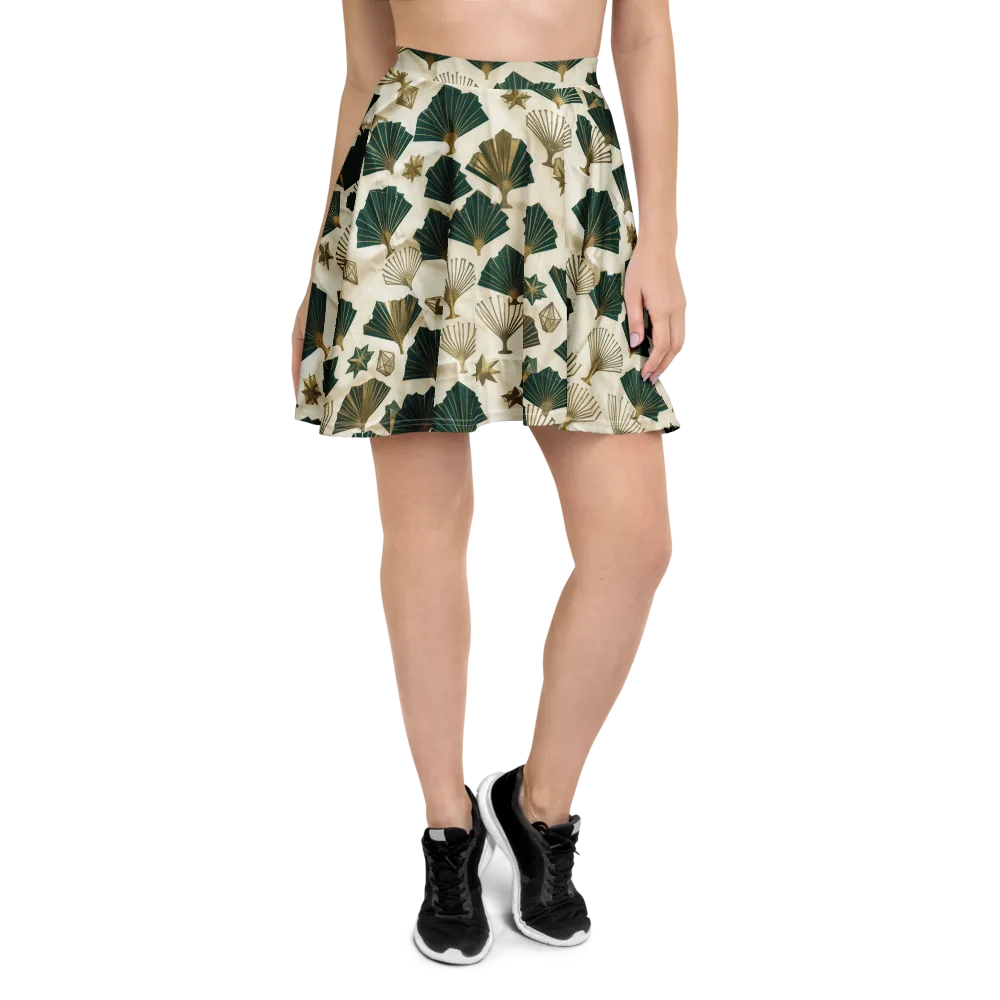 Deco Palmistry on Skater Skirt — Front