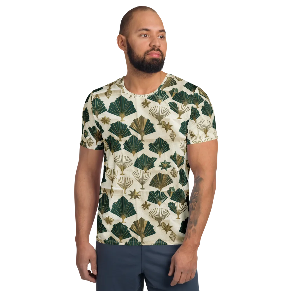 Deco Palmistry on Men's Athletic T-Shirt — Front