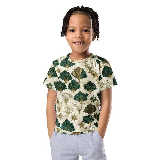 Deco Palmistry on a Kids Crew Neck T-Shirt