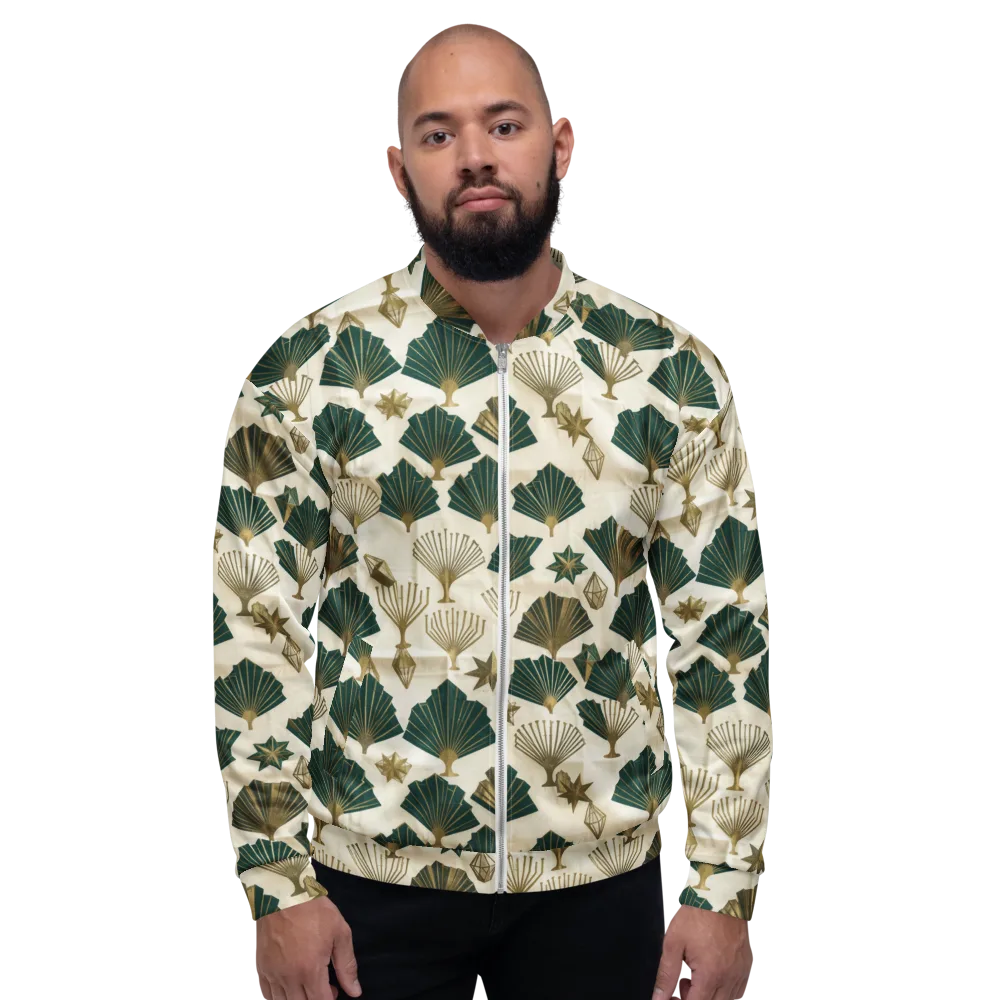 Deco Palmistry on Bomber Jacket — Front