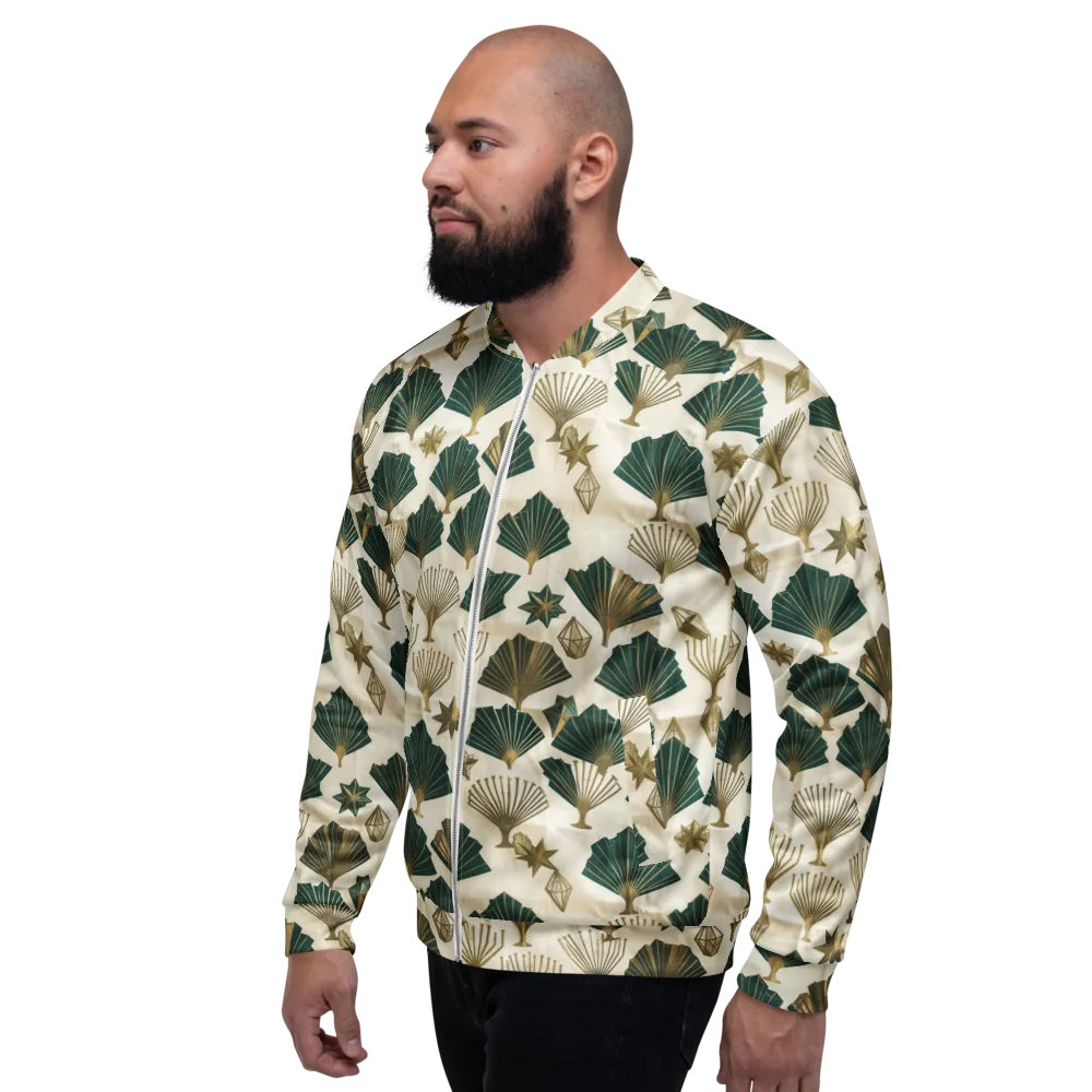 Deco Palmistry on Bomber Jacket — Left