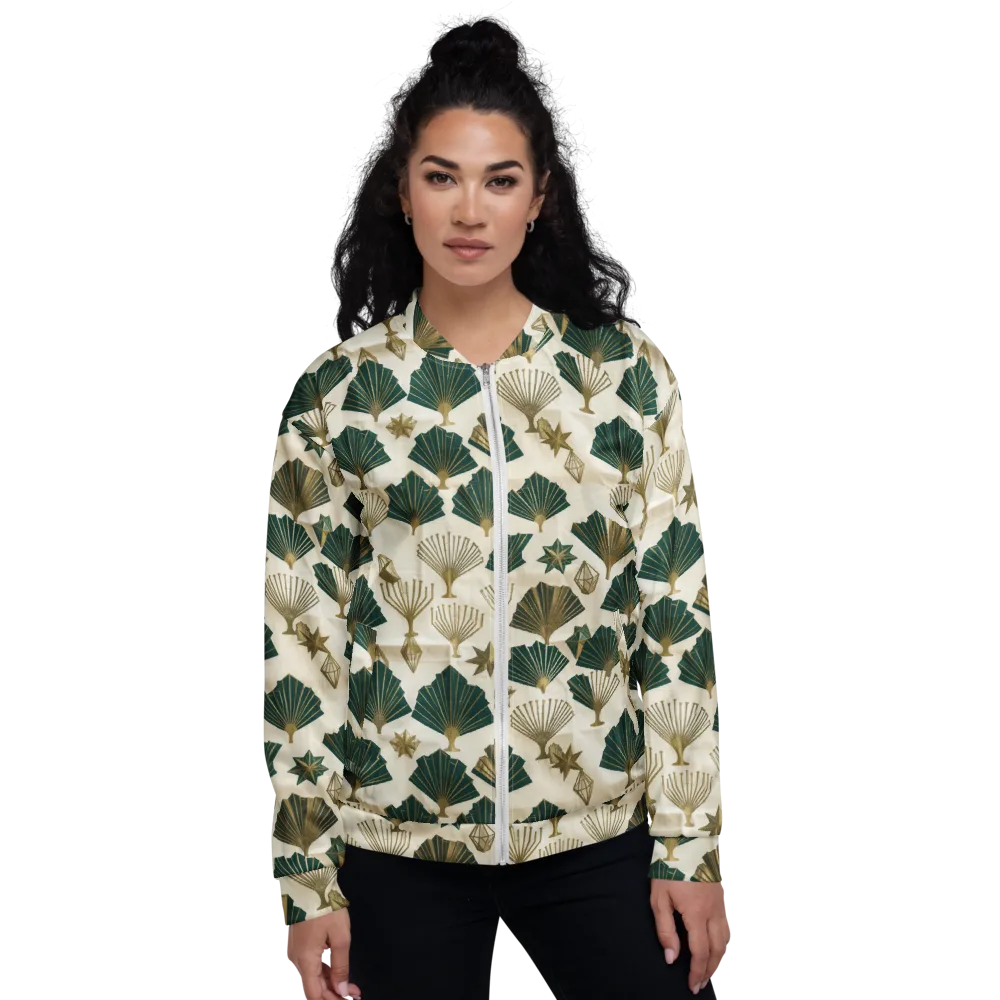 Deco Palmistry on Bomber Jacket — Front