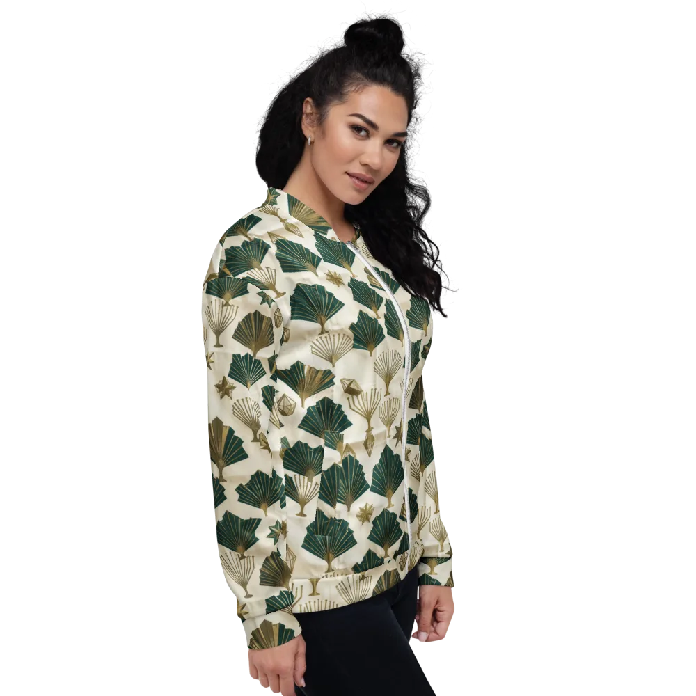 Deco Palmistry on Bomber Jacket — Right