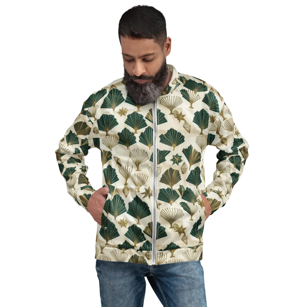 Deco Palmistry on Bomber Jacket — Front