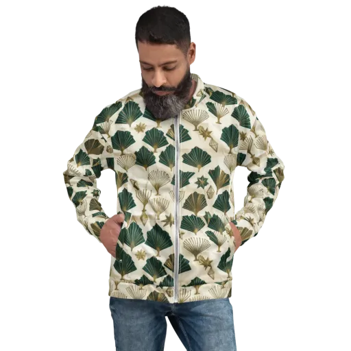 Deco Palmistry on a Bomber Jacket