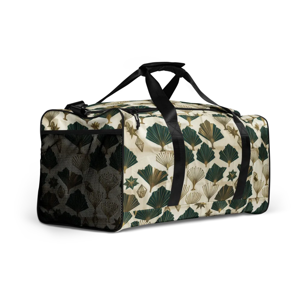 Deco Palmistry on Duffle Bag — Right Front