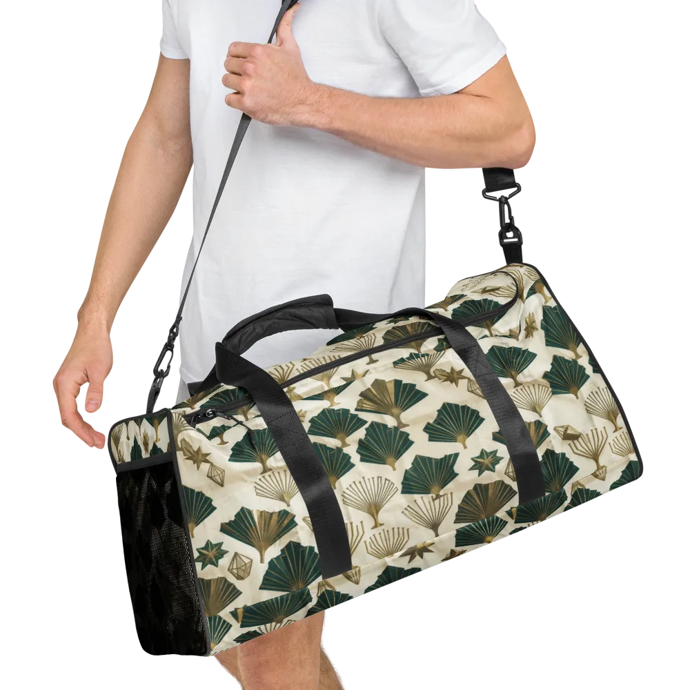 Deco Palmistry on Duffle Bag — Right Front